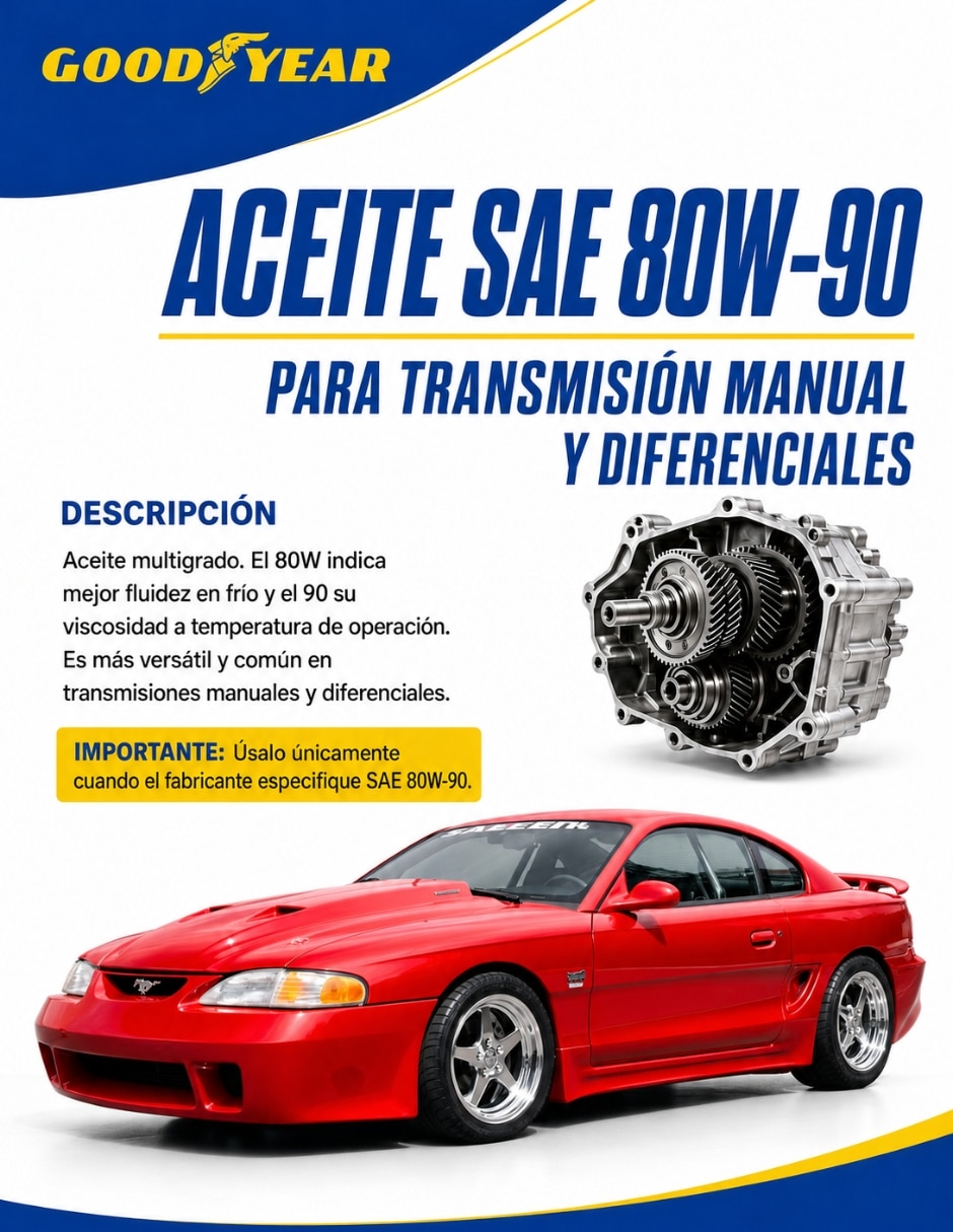 Aceite lubricante para Automóvil 80w-90 aceite de transmisión manual 5