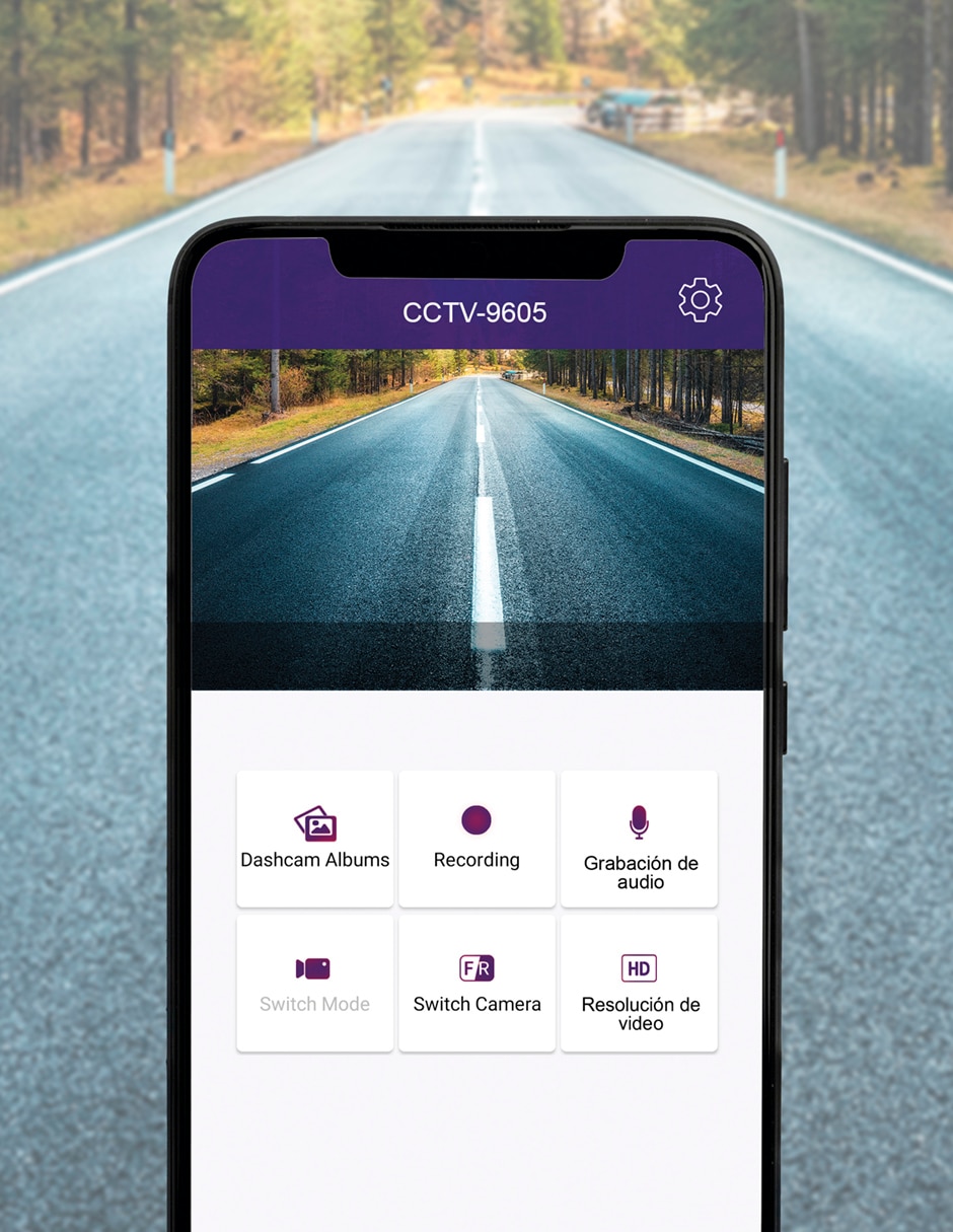Cámara para automóvil cam y sensores 4
