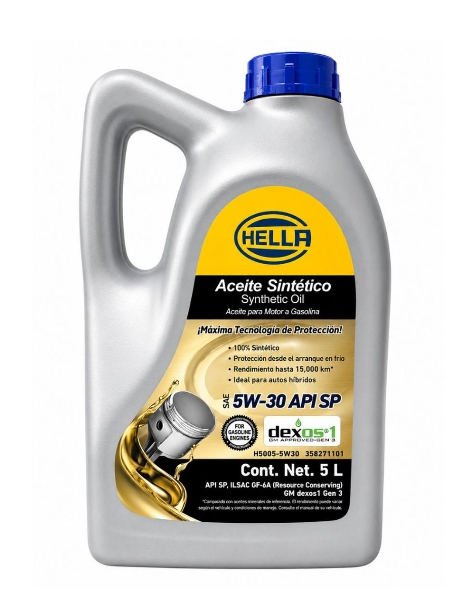 Aceite para automóvil 5w30 5 litros