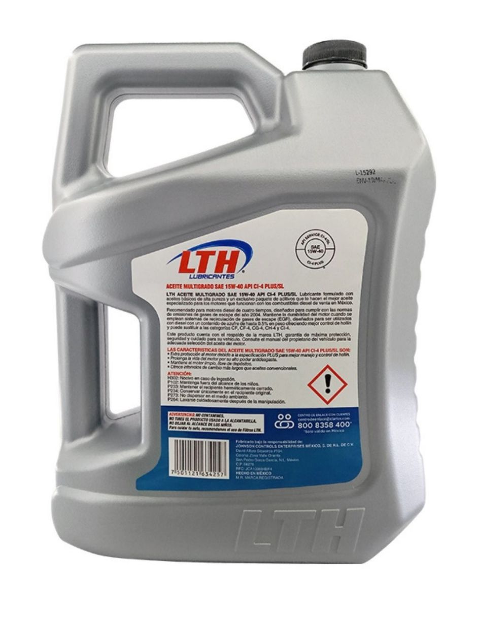 Aceite mineral para automóvil 15w40 5 litros 2