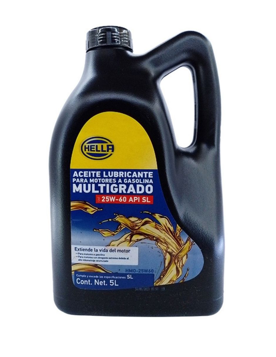 Aceite mineral para automóvil 25w60 5 litros