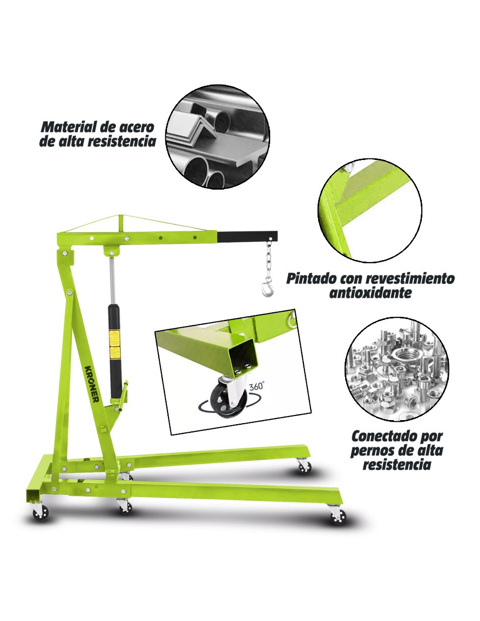 Pluma hidráulica de acero para profesional 3