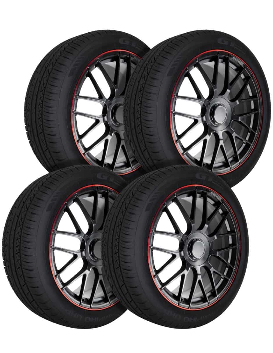 Set de llantas para auto champiro uhp as 245 / 40 r19
