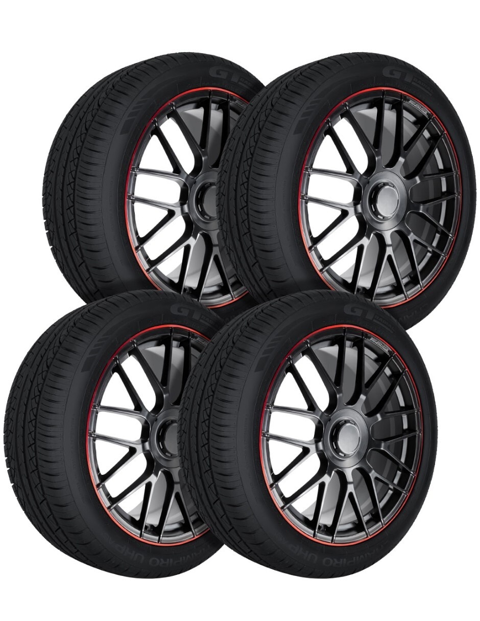 Set de llantas para auto champiro uhp as 215 / 50 r17