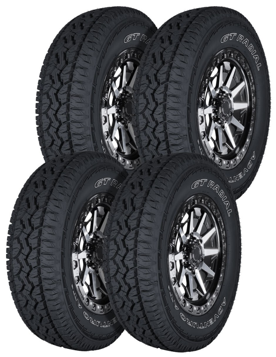 Set de llantas para auto adventuro at3 275 / 65 r18