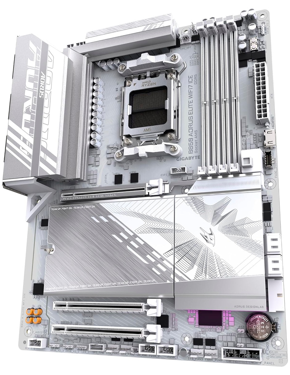Tarjeta madre b850 elite wifi7 ice compatible con procesador amd