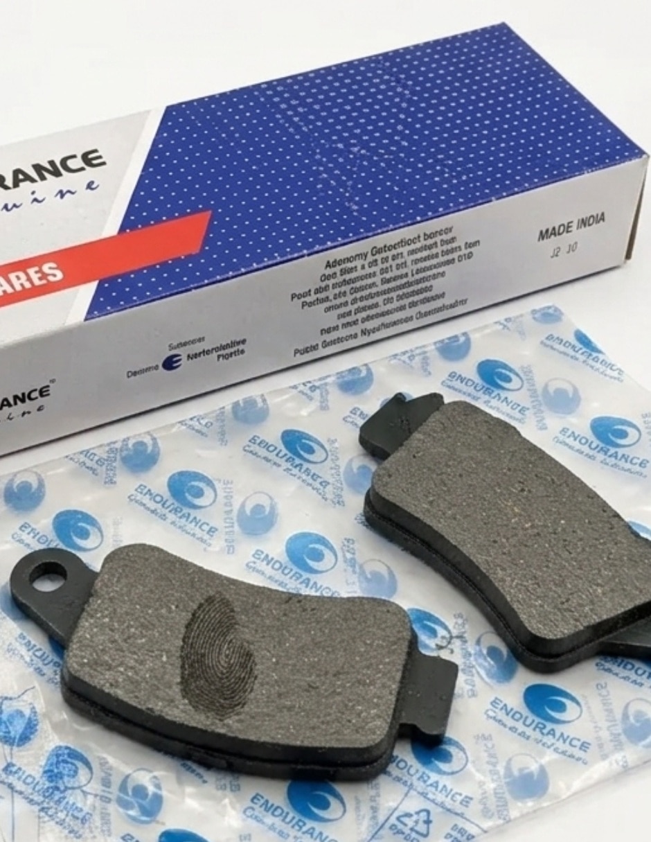 Balatas traseras para motocicleta