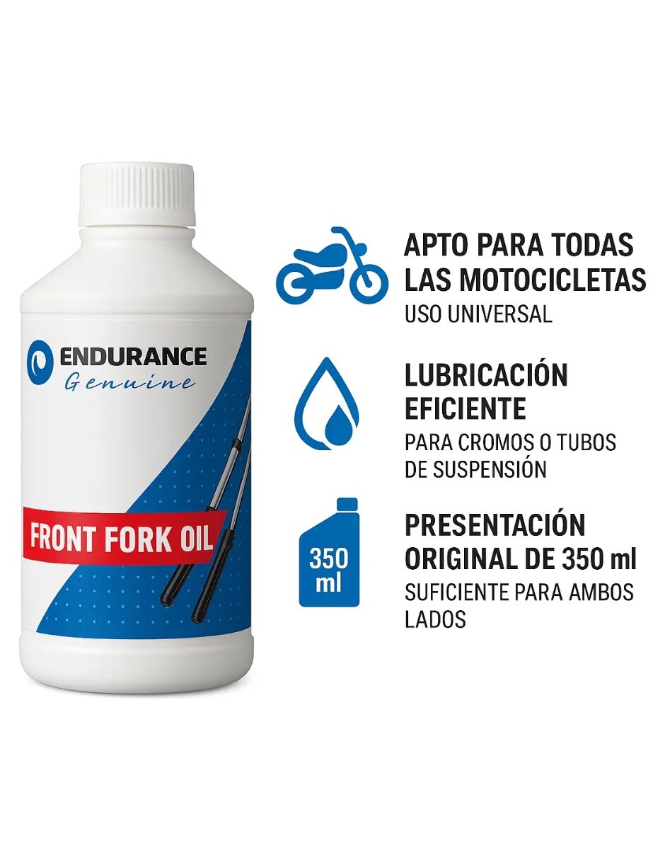 Aceite sintético para Moto 10W-30 350 ml 4