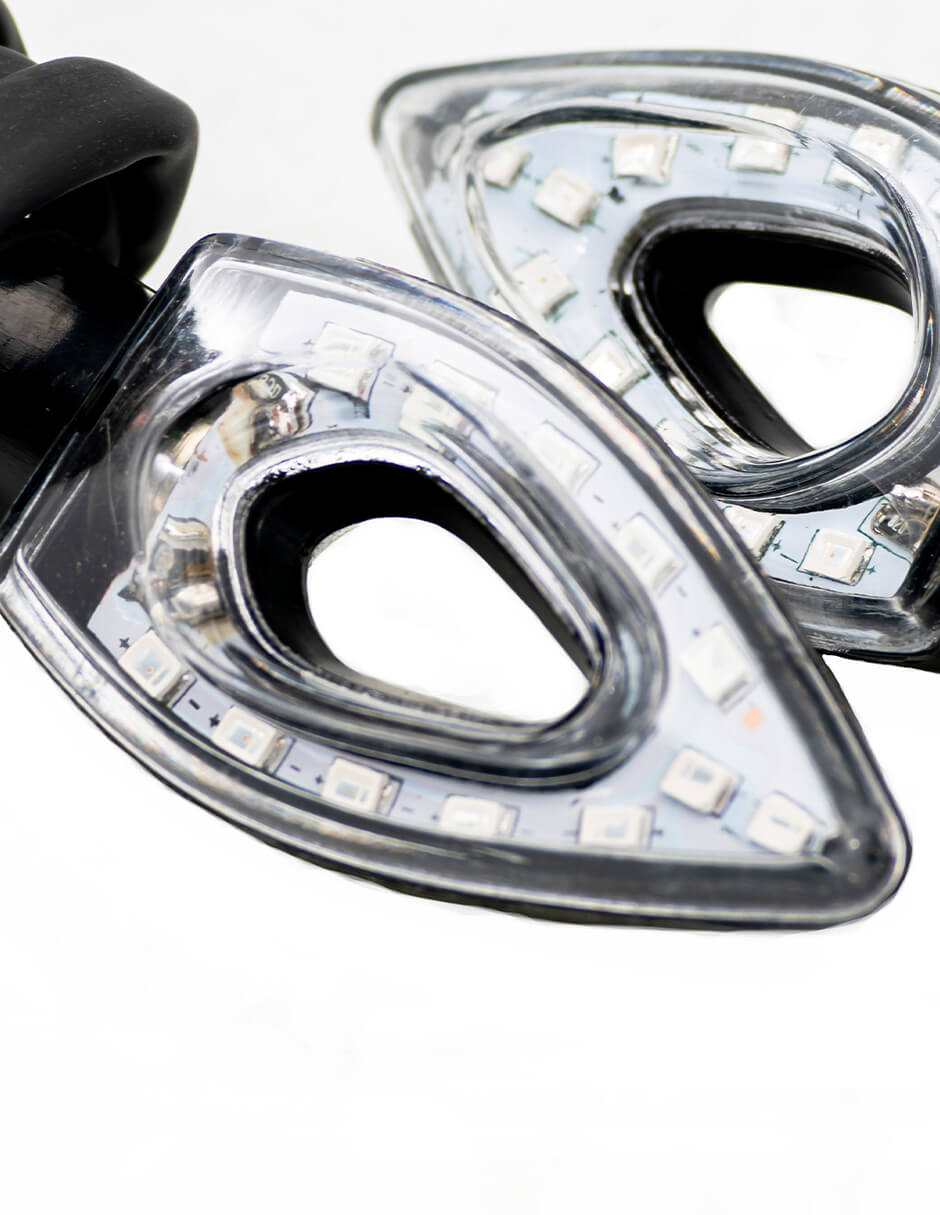 Set luz de posicionamiento trasero para motocicleta 2