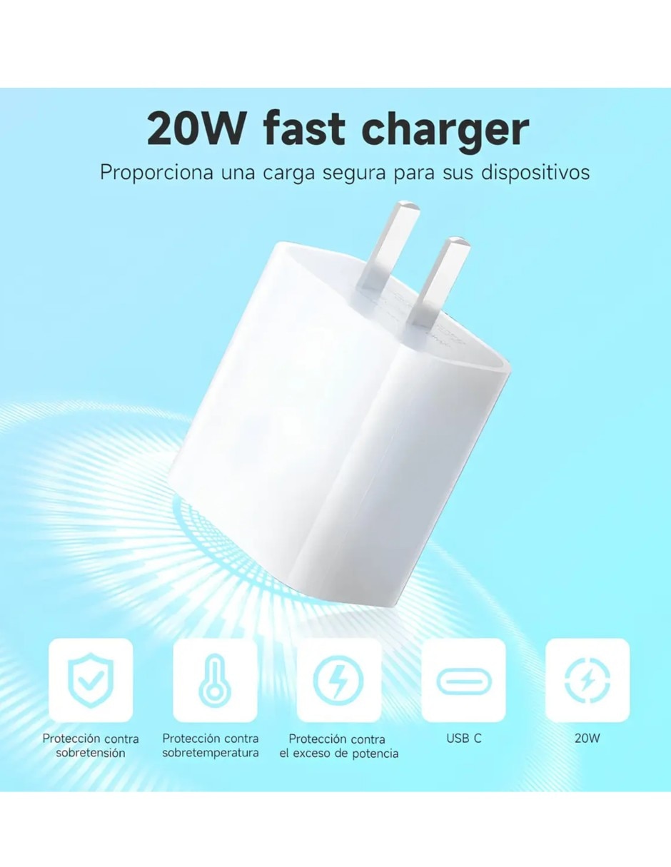 Cable tipo C Auxiliar USB C 140 W 2