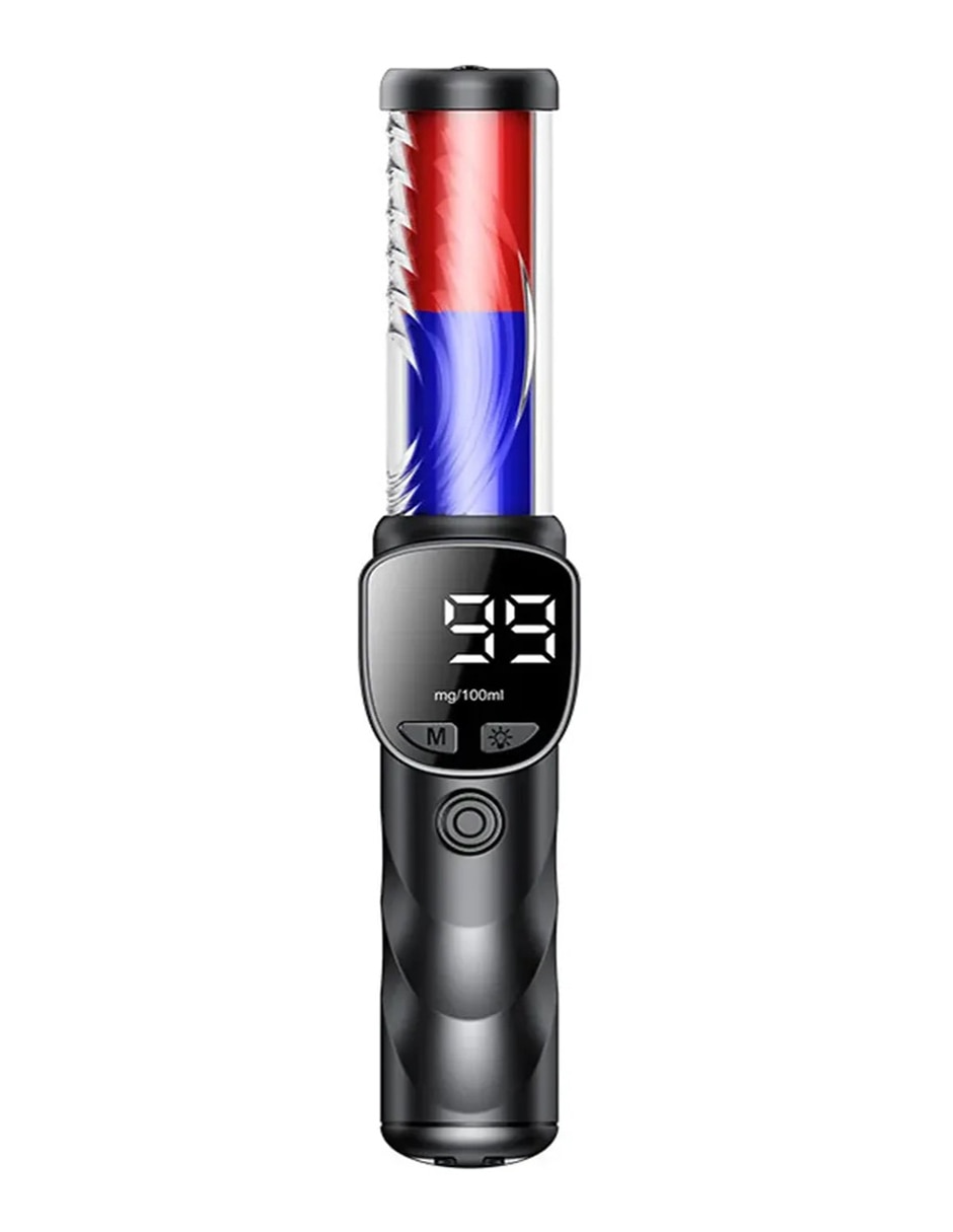 Alcoholímetro digital (AJ64) USB-C 200 mAh 10 hrs