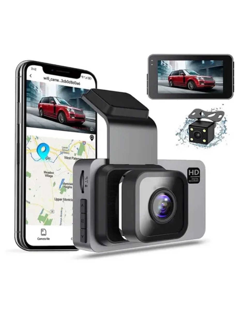 Cámara para automóvil 64 GB Full HD Wi-Fi 4