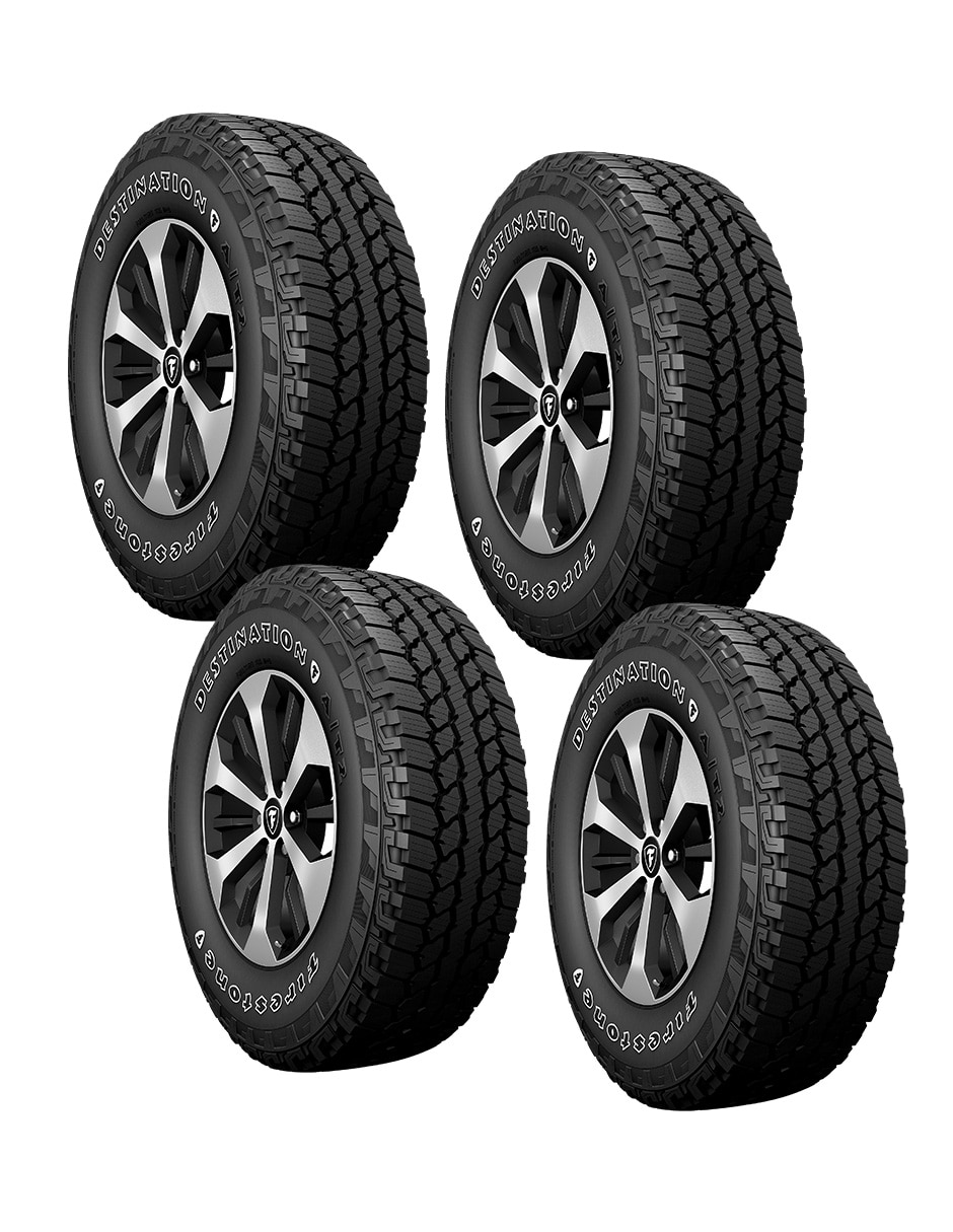 Set de llantas para auto destination at2 255 / 70 r16 Set de llantas para auto destination at2 255 / 70 r16