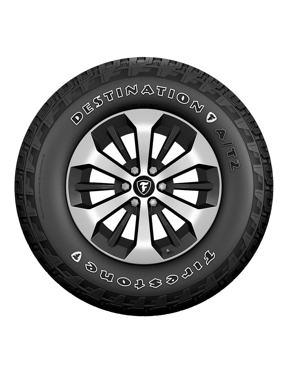 Set de llantas para auto destination at2 245 / 70 r16 3