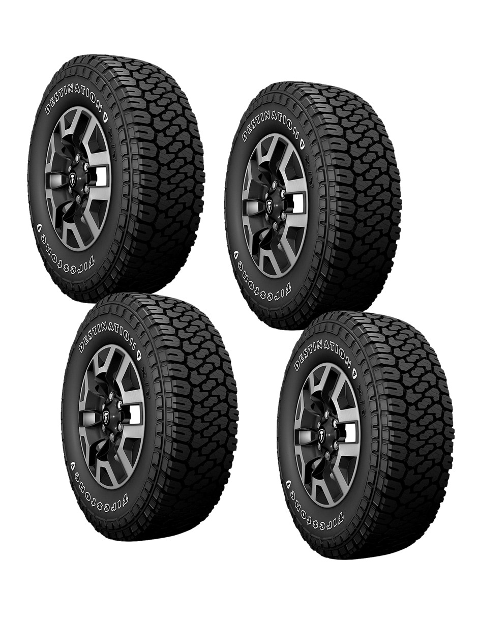 Set de llantas para auto destination xt 255 / 75 r17 Set de llantas para auto destination xt 255 / 75 r17
