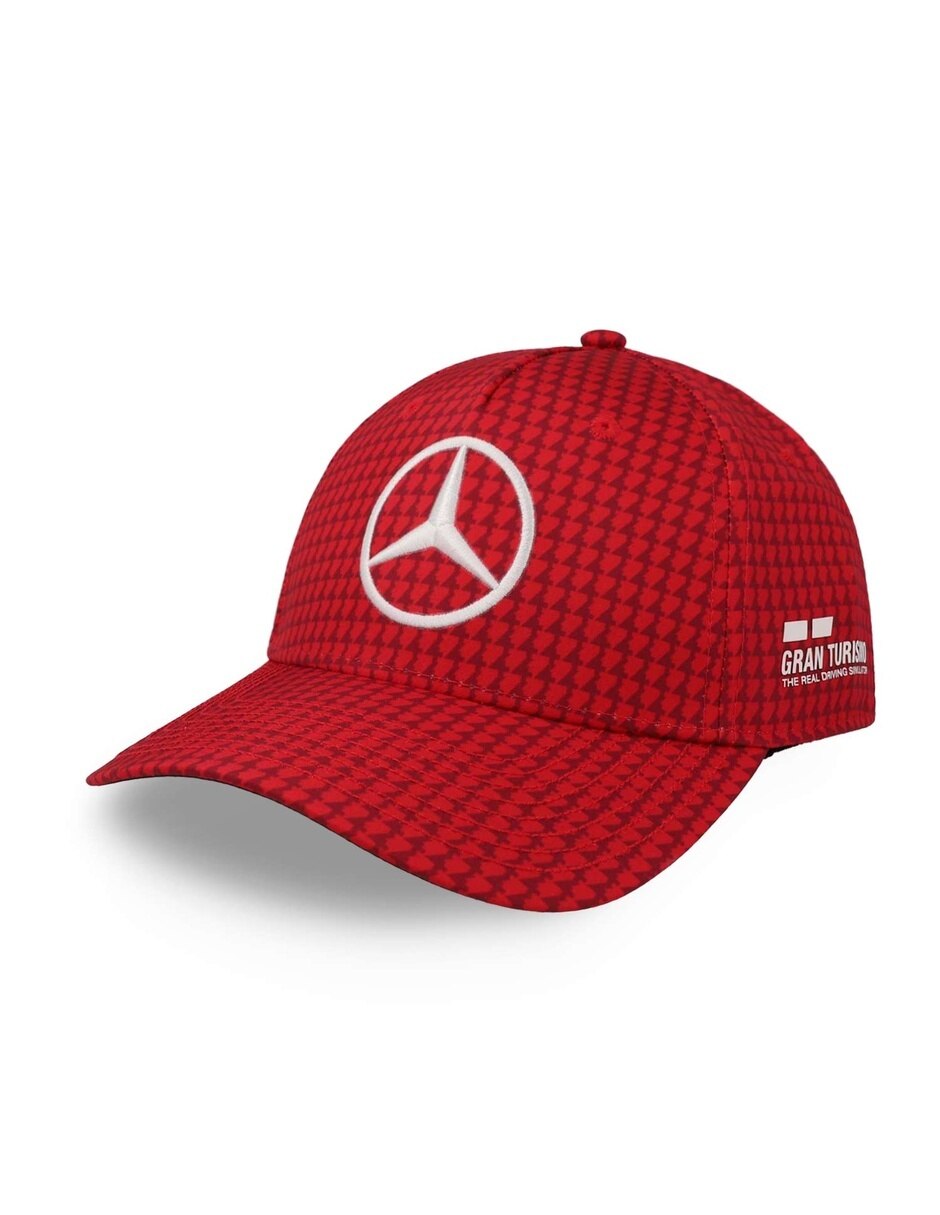 Gorra con visera curva para motorsport unisex