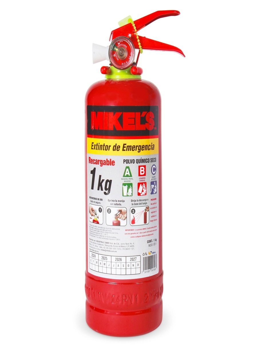 Extintor Polvo QS 1 kg